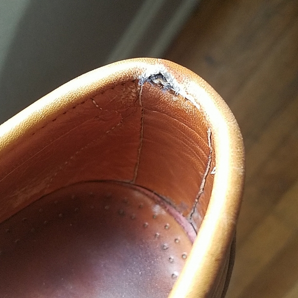 Allen Edmonds Cavanaugh Brown / Walnut penny loafers - men's size 11.5D - Picture 10 of 11